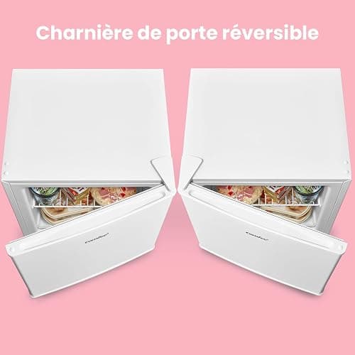 COMFEE' RCD93WH2(E) Frigorifero Monoporta 93L Zona di raffreddamento rapido, controllo della temperatura, Silenzioso, Sicuro, Frigo Per applicazioni in Hotel, Casa, Ufficio, Colore Bianco thumbnail 8