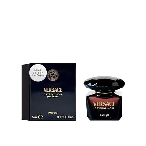Versace Crystal Noir Perfume for Women Mini Parfum Splash 0.17 Ounce - Image 1