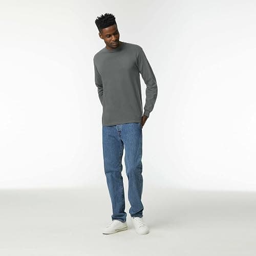 Gildan Adult Ultra Cotton Long Sleeve T-Shirt, Style G2400, Multipack thumbnail 6