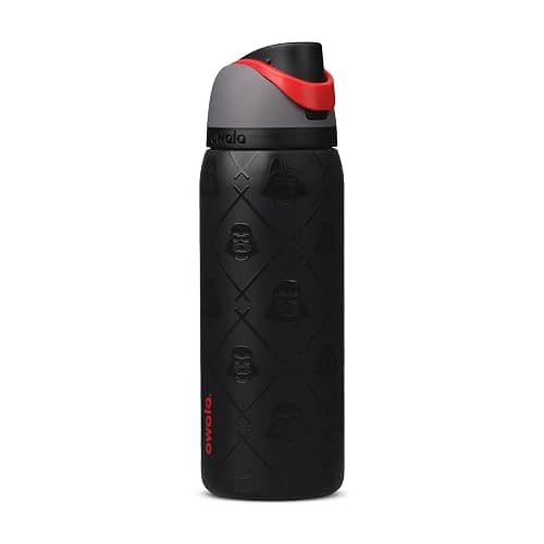 Star Wars Owala FreeSip Insulated Stainless Steel Water Bottle with Straw, BPA-Free Sports Water Bottle, Great for Travel, 32 Oz, Darth Vader - Image 1