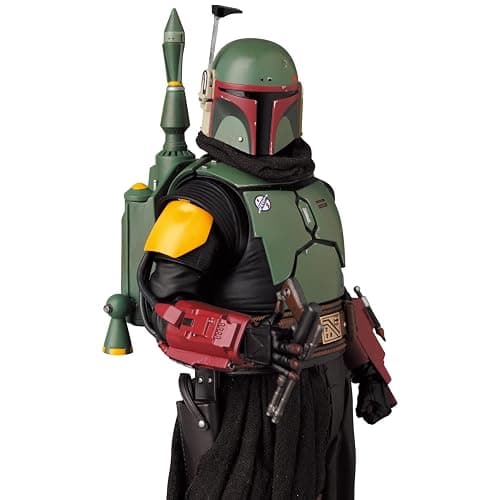 MAFEX No.201 Boba Fett (TM) Recovered Armor Action Figure Total Height Approx. 6.3 inches (160 mm), Non-Scale, Painted thumbnail 12