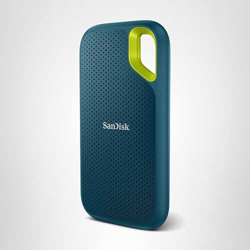 SanDisk 4TB Extreme Portable SSD - Up to 1050MB/s, USB-C, USB 3.2 Gen 2, IP65 Water and dust Resistance, Updated Firmware, Monterey - External Solid State Drive - SDSSDE61-4T00-G25M thumbnail 7