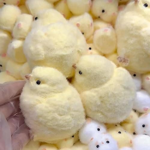 JIACAI 3pcs Handmade Chick Squishy Toys Ultra Soft squishies Fidget Toys Silicone Squeeze Toys for Stress Relief ( Chicken ) thumbnail 8