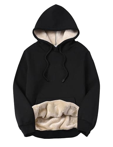 Yeokou Women's Winter Hoodies Pullover Sherpa Fleece Warm Heavyweight Sweatshirt - Image 1