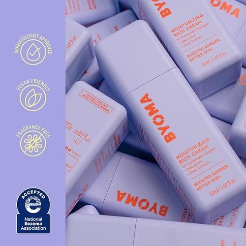 BYOMA Moisturizing Rich Cream - Barrier Repair Cream Face Lotion with Bakuchiol & Shea Extract - Ceramide Face Moisturizer for Dry Skin - Anti Wrinkle, Alcohol Free Face Moisturizer - 1.69 fl.oz thumbnail 5