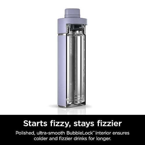 Ninja Thirsti 24oz. Travel Water Bottle, Stainless Steel Tumbler for Carbonated Drinks, Purple thumbnail 4