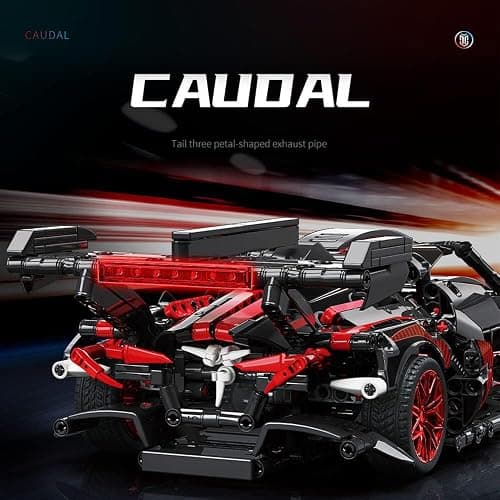 APAWR Adults Challenging Racing Car Building Blocks Kit，1:14 1391 Pieces Car Model Building Set DIY Toys for Boys Age 12 13 14 15 16 thumbnail 6