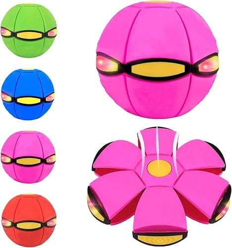 Hubgfril Magic Bouncing Ball, Magic Meta Ball, Dual Form Freely Switchable Magic Ball Toy with 6 Light, Parent-Child Interaction Suitable for Indoor & Outdoor Use - Image 1