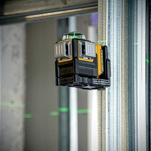 DEWALT Laser Level 360 Self Leveling, 3 Way Green Laser Leveler Tool 12V MAX with 2.0Ah Battery, Charger and Durable Carrying Case, 100 Ft, Tripod Compatible (DW089LG) thumbnail 6