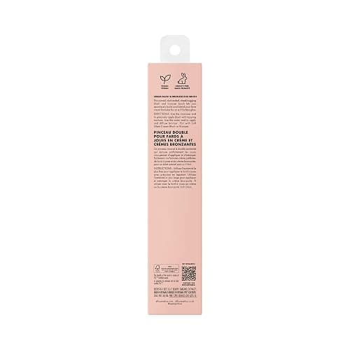 e.l.f. Cream Blush & Bronzer Duo Brush | 2-in-1 Makeup Brush for Blending & Layering Cream Formulas, Creates Seamless Glow, Vegan & Cruelty-Free thumbnail 7
