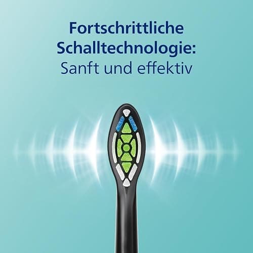 Philips Sonicare ProtectiveClean 4500 elektrische Zahnbürste, Schallzahnbürste mit 2 Putzmodi, Clean und White, Drucksensor, Timer und Reiseetui, Schwarz, Modell HX6830/53 thumbnail 5