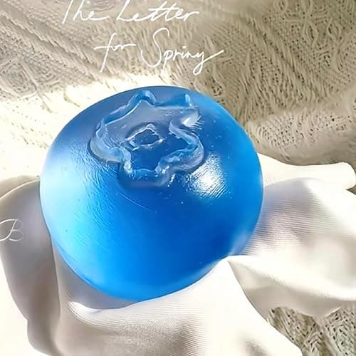 Taba Squishy ,Stress Ball,Kawaii Squishies Silicone Toys,Stress Relieving Fur Ball OPP Packaging Gifts|Squishy Fidget Toys for Anxiety&Relaxation|Perfect Desk Accessory for Adults(Big Blueberry) thumbnail 5