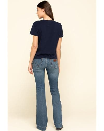Wrangler Women's Retro Vintage Medium Shelby Trouser Jeans - 11MPESY 26W x 30L Blue thumbnail 5