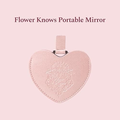Flower Knows Strawberry Kiss Delight Set 4 Pieces Strawberry Cupid Makeup Gift Kit,Includes Lip Cream,Liquid Blush,Portable Mirror,Powder Puff,Portable Beauty for Women Girls(Strawberry Delight) thumbnail 4