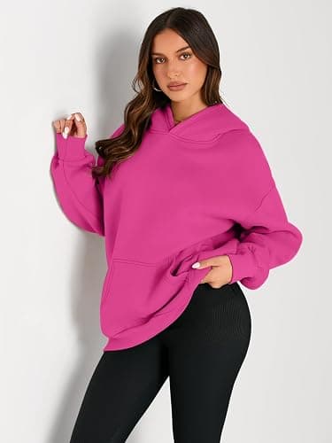 Trendy Queen Womens Oversized Hoodies Fleece Sweatshirts Fall Fashion Pullover Sweaters Winter Clothes thumbnail 2