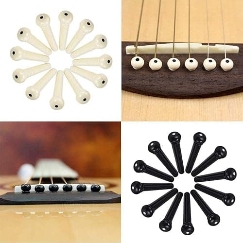 Guitar Accessories Kit with Guitar Strings,Guitar Tuner,Guitar Capo,3-in-1 Restring Tool,Pick Holder,Guitar Picks,Finger Protectors,Thumb Finger Picks, Guiter Bridge Pins,Guitar Nuts,Guitar Saddles thumbnail 6