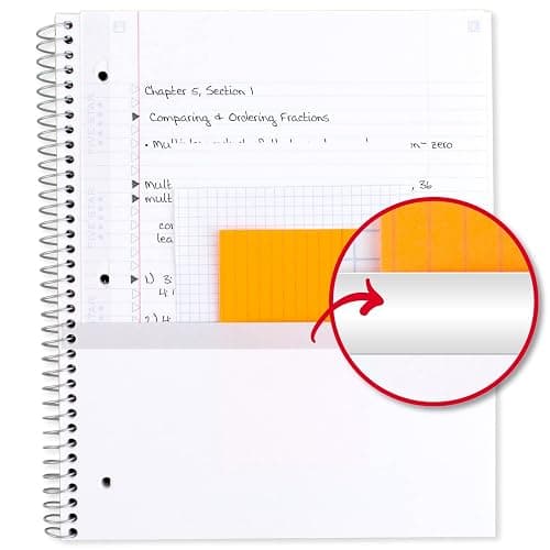 Five Star and National Wildlife Federation Spiral Notebook + Study App, 1 Subject, College Ruled Paper, 11" x 8-1/2", 80 Sheets, Forest Bear, 1 Count (820088FM) thumbnail 5