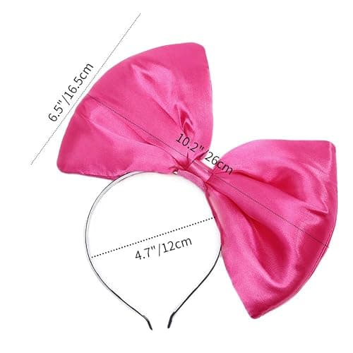 BUYITNOW Women Huge Bow Headband Cute Bowknot Hair Hoop for Halloween Cosplay thumbnail 3