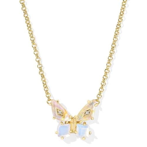 Kendra Scott Bianca Butterfly Short Pendant Necklace, Fashion Jewelry for Women - Image 1