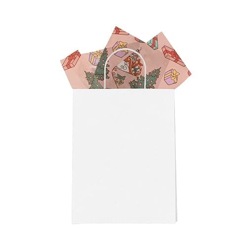 Pro Supply Global Santa's Sleigh Christmas Printed Tissue Paper for Gift Bags or Boxes and Wrapping - Winter Holiday Bulk Decorative Art Tissue Paper for Packaging and Gifting | 24 Sheets 20" x 30" thumbnail 4