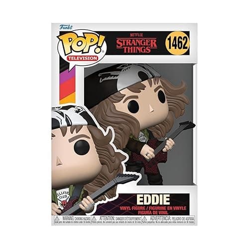Funko POP! TV: Stranger Things - Hunter Eddie with Guitar​​ - Collectable Vinyl Figure - Gift Idea - Official Merchandise - for Kids & Adults - TV Fans - Model Figure for Collectors and Display