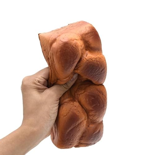 Kiibru Squishy English Bread 7.9" Colossal Slow Rising Squishies Scented Toy(Chocolate ) thumbnail 6