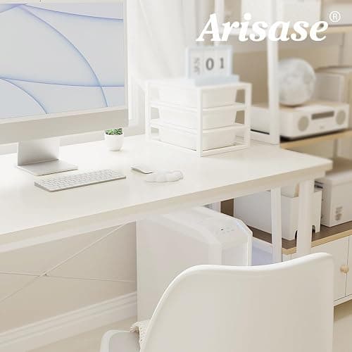 Arisase Cloud Wrist Rest Cushion for Mouse Ergonomic Soft PU Leather Memory Foam Wrist Pain Relief Mouse Wrist Support Pad with Anti-Skid Base for Office School Home Laptop & Computer Mouse (White) thumbnail 7