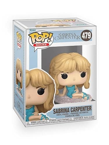 Epic Collectibles Pop Rocks - Sabrina Carpenter in Night Gown Vinyl Figure Bundled with Box Protector Compatible for Funko - Image 1