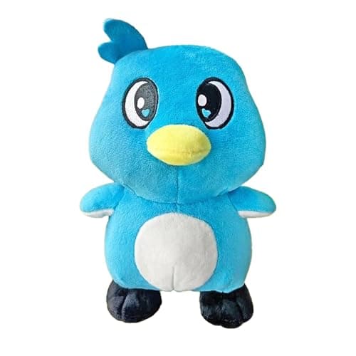 Cxassev 8 Inch Cartoon Game Plush, Stuffed Figure Pillow for Room Decor for Video Game Fans - Blue - Image 1