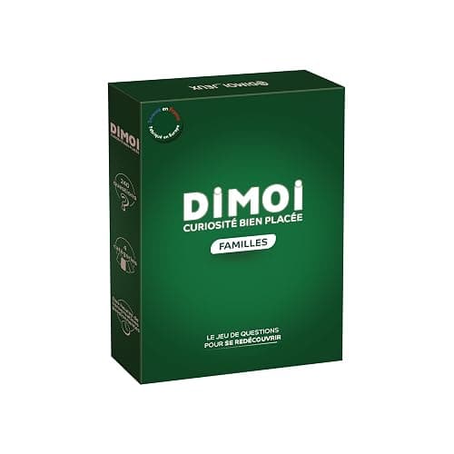 Dimoi Jeu de Cartes en Famille - 240 Questions Originales et positives pour entamer des Conversations passionnantes et se rapprocher - Idée Cadeau Noël Jeu de société - Image 1