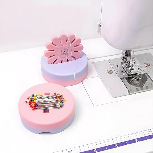 Thread Cutter Thread Cutting Tools Quilting Supplies for Sewing Seam Magnetic Pins Holder-Purple(The Blade is not Removable) thumbnail 3