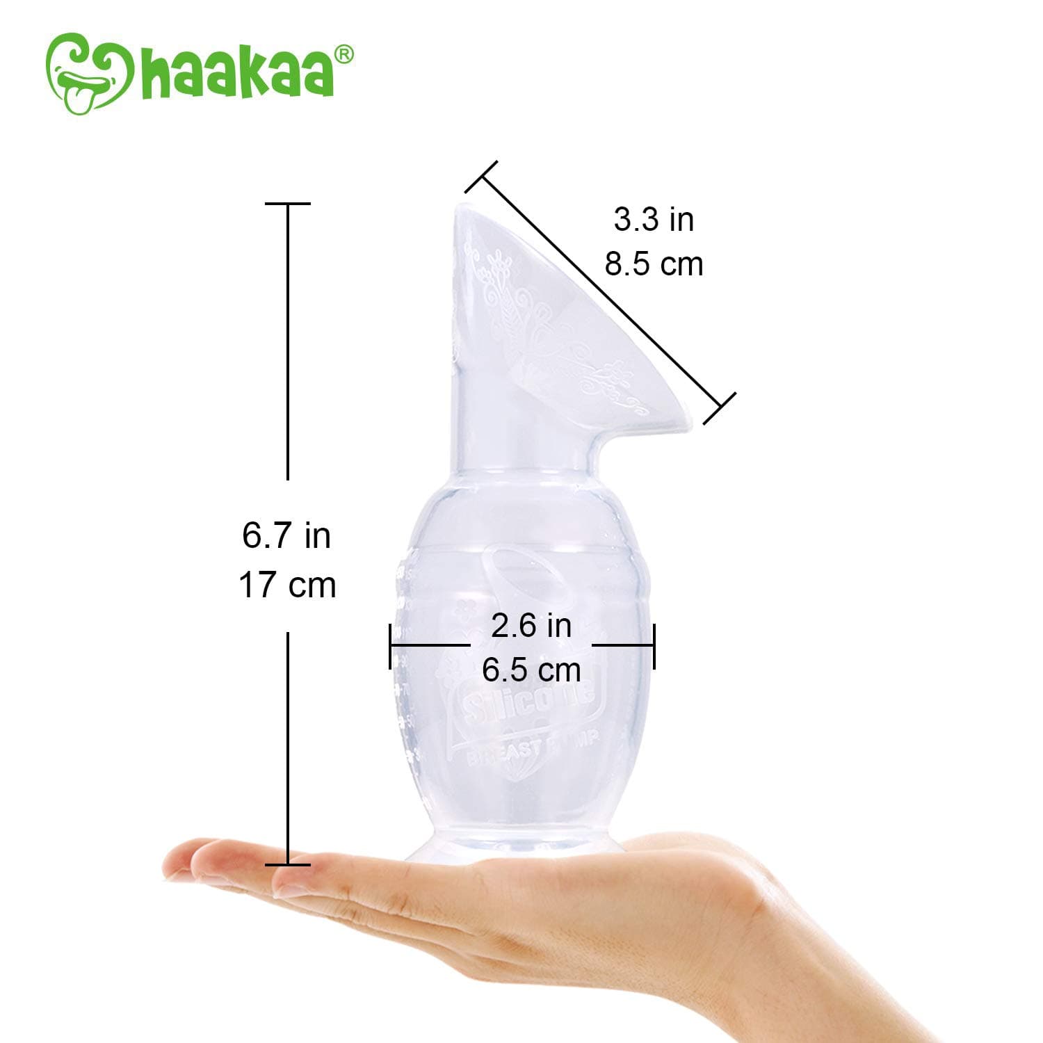 Haakaa Manual Breast Pump with Suction Base Breastmilk Collector Breastfeeding Pump thumbnail 7