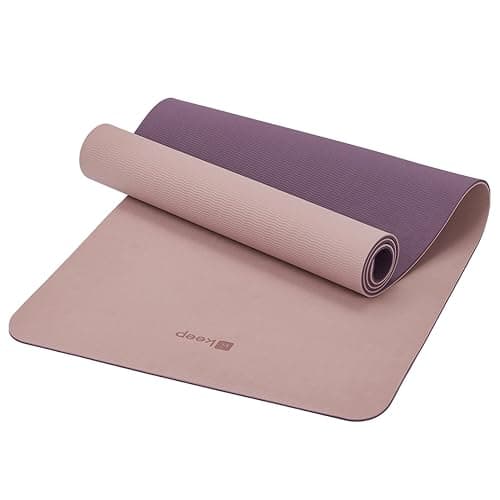 KEEP Yoga Mat 7mm Thick Non Slip - Extra Cushion TPE Exercise Mat for Home Workout & Pilates, Eco Friendly Knee Protection, 72"x24" Large Fitness Mat with Carrying Strap - Image 1