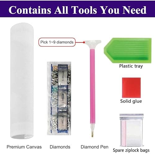 Dorwendis Diamond Art Kits for Adults, Black Cat DIY Diamond Painting Kits, 5D Cat Diamond Art Kits for Beginner,Round Full Drill Diamonds for Wall Home Decor Arts Craft 11.8x15.7inch thumbnail 6