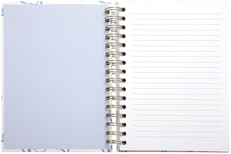 Laura Ashley A5 6x8 Hardcover Spiral Journal 256 Lined Pages for Women | English Garden Floral Cover with Gilded Page Edges, Double-Wire Binding Lays Flat for Note Taking and Planning thumbnail 5