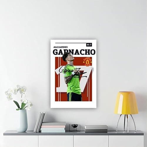 GJHTQLP Alejandro Garnacho (5) Póster en lienzo para decoración de dormitorio, paisaje, oficina, habitación, regalo, 30 x 45 cm - Alejandro Garnacho (5) - Unframe:12x18inch(30x45cm) thumbnail 6