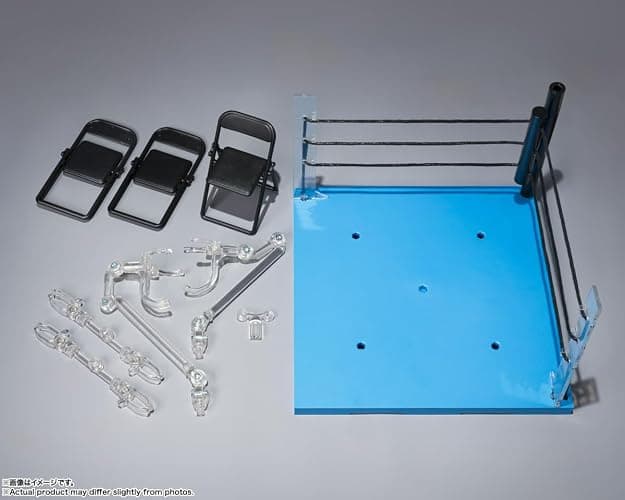 TAMASHII NATIONS - Act Ring Corner (Neutral) & Folding Chair Set for S.H.Figuarts, Bandai Spirits Tamashii Stage thumbnail 3