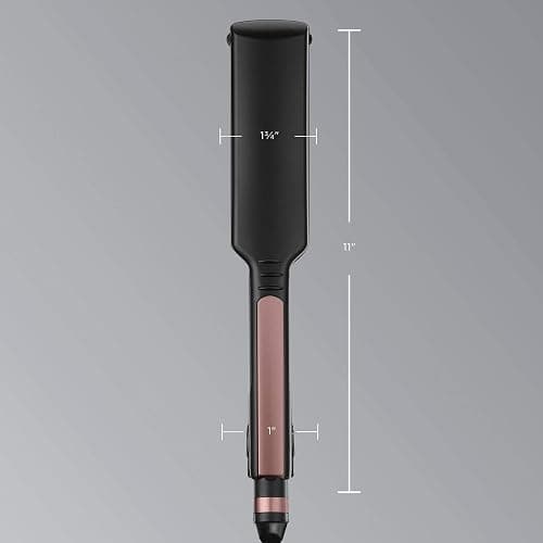 Infiniti PRO CONAIR Rose Gold Ceramic Flat Iron Hair Straightener, 1 3/4-Inch Flat Iron with Extra-Long Plates, Including a Floating Plate, Advanced Heat Technology, Black thumbnail 6