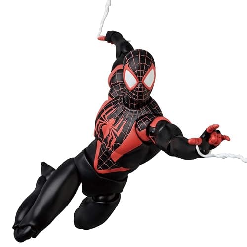 MEDICOM TOY MAFEX No. 276 MAFEX SPIDER-MAN Miles Morales Spider-Man Morales COMIC RENEWAL Ver., Total Height: Approx. 6.3 inches (160 mm), Non-scale, Painted Action Figure - Image 1