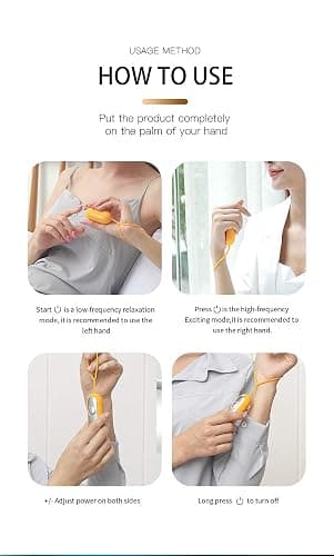 LANSIGOGBGS Sleep Instrument,Brain Massage Adjust Heart Rate,Headache Focus Attention,Small and Easy to Carry,Improve Deep Sleep (Green) thumbnail 5