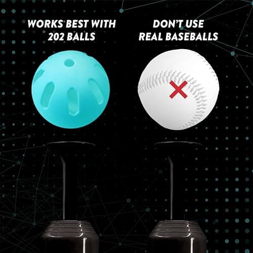 Bandit Sports Baseball Training Tee Popper 202, Hitting Tee for Perfect Swings, Batting Machine for Practicing Hitting Without a Pitcher (202 Popper Balls Not Included), Black thumbnail 6