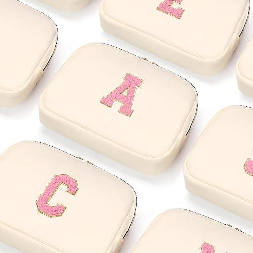 mibasies Initial Fanny Pack for Girls, Birthday Gifts for 4 5 6 7 8 9 10 11 12 13 Teen Girl - Cute Personalized Trend Stuff - Cream A thumbnail 8