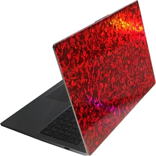 FSOTE Vinyl Matte Black Carbon Fiber Sticker wrap Carbon Fiber Tape Car wrap Exterior Vinyl Sticker Sheet (Red Broken Shale, 1FT*5FT) thumbnail 4