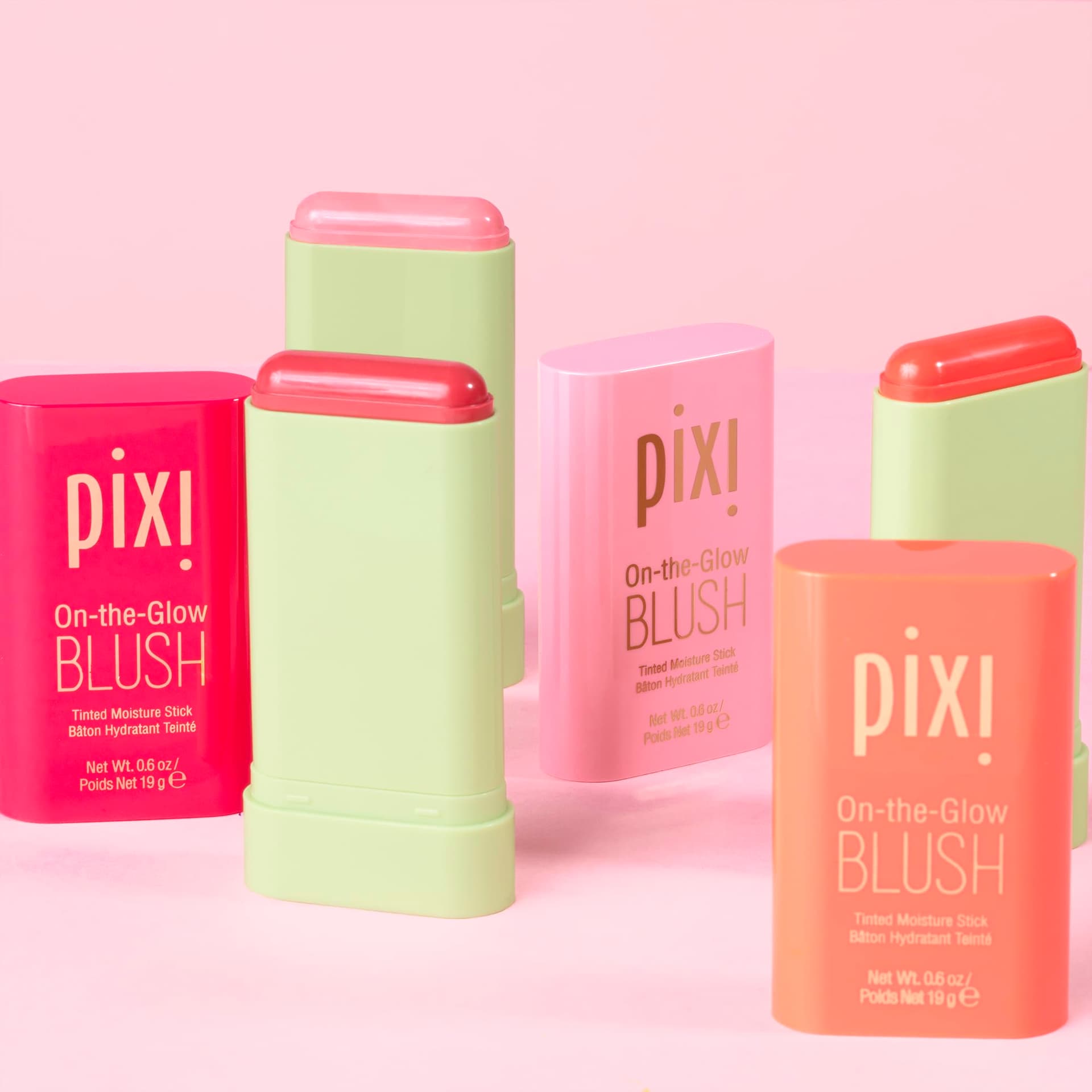Pixi On The Glow Blush Ruby Hydrating Tinted Moisture Blush Stick 19g/0.6oz thumbnail 4