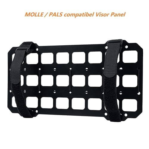 TACNEX Vehicle Rigid MOLLE Panel for Car Visor Organizer EDC Pouch Tool Holster Bag Holder Tactical Gear Rack Truck Equipment Mount Plate Modular Storage Shelf Auto Interior Accessories thumbnail 4