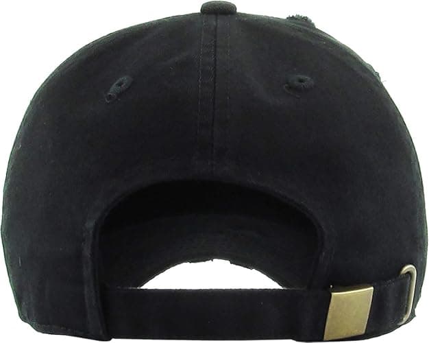 KBETHOS Vintage Washed Distressed Cotton Dad Hat Baseball Cap Adjustable Polo Trucker Unisex Style Headwear thumbnail 3
