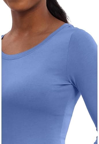 Healing Hands Women's Underscrub Soft Knit Melissa Longsleeve Scrub Tee with Breathable & Easy Care Fabric 5047 thumbnail 3