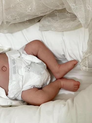 Anano Reborn Baby Full Body Silicone Vinyl Reborn Baby Boy 18 Inches Realistic Newborn Baby Dolls Look Like Real Reborn Baby Doll Full Body Silicone Reborn Baby Dolls Lifelike Real Sleeping Baby Doll thumbnail 5