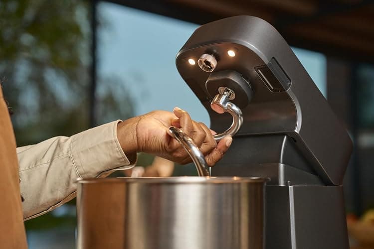 Ooni Halo Pro Spiral Mixer - Dough Stand Mixer with Attachments, 7.3 Quart Capacity and 58 Speed Settings - Charcoal Grey thumbnail 8