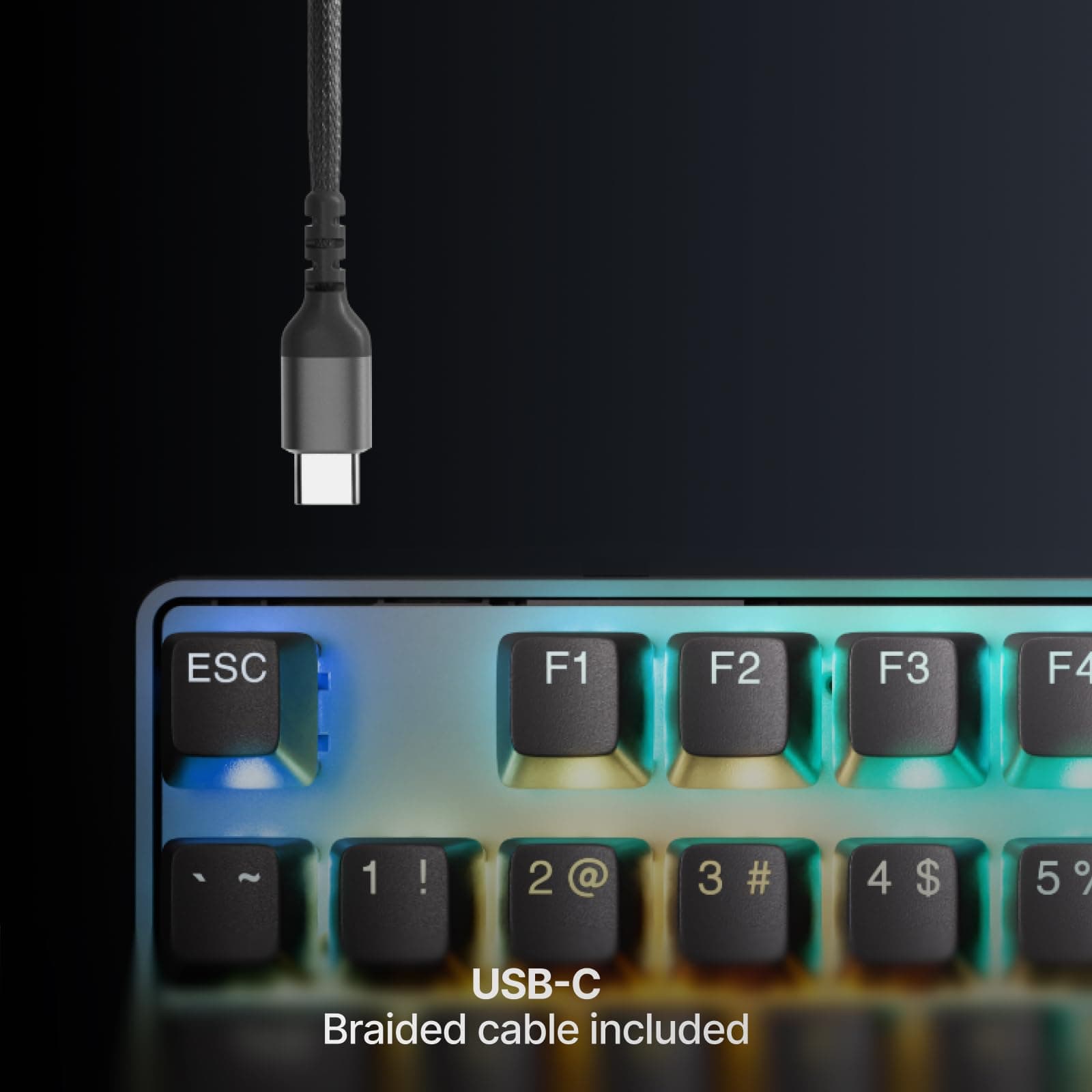 SteelSeries Apex Pro TKL Gen 3 OmniPoint 3.0 HyperMagnetic Switches — Adjustable Actuation — Rapid Trigger — Game-Ready Presets — Protection Mode — Rapid Tap/SOCD — OLED — RGB — PBT Keycaps — USB-C thumbnail 8